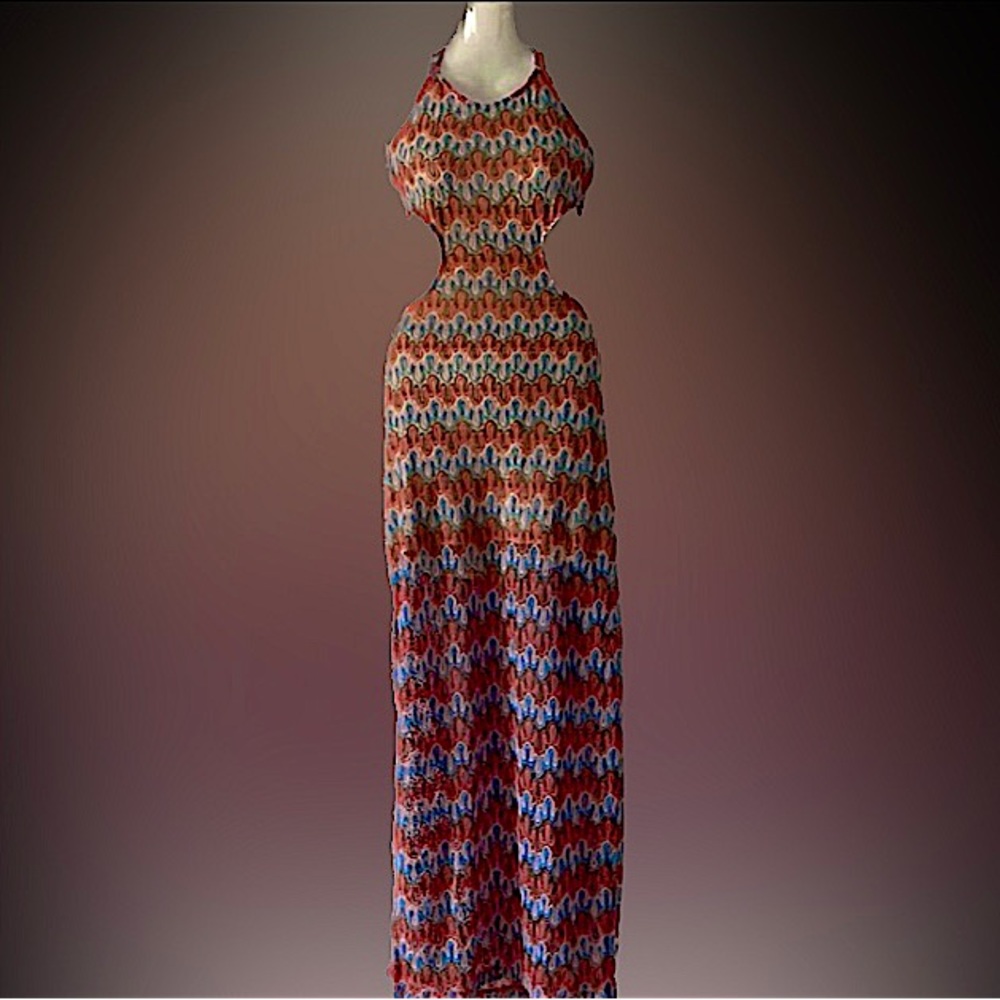Dolls Kill Poster Girl Maxi Dress sz M